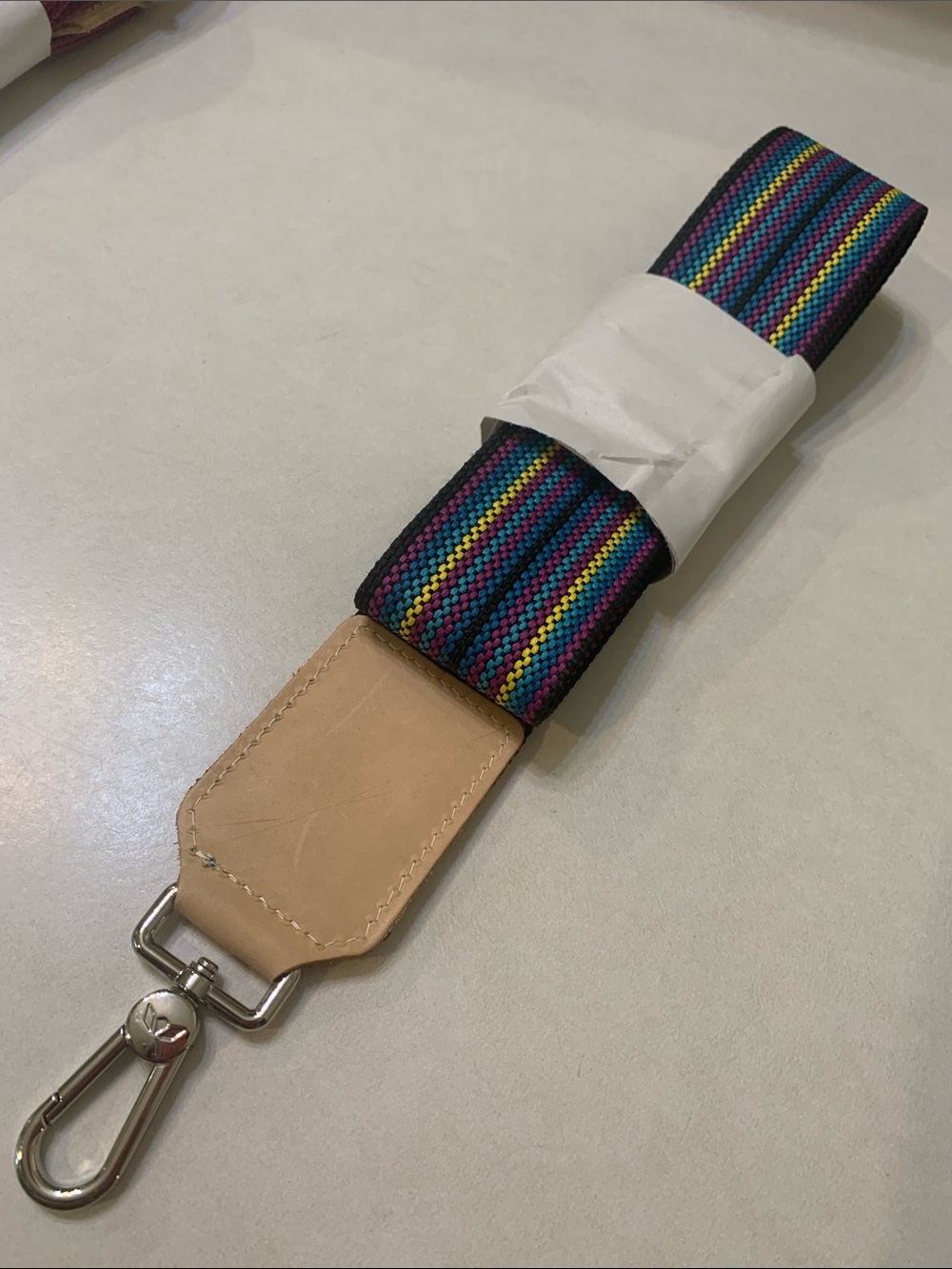 NWOT Consuela Blueberry Webbing Crossbody Strap - Picture 4 of 16